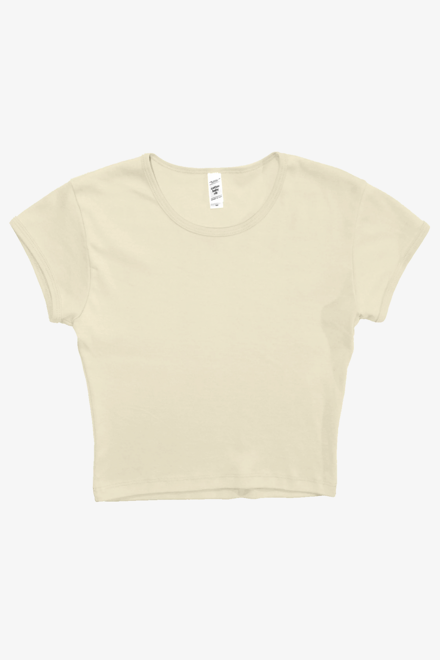 LA Apparel - 43035 Cap Sleeve Baby Rib Crop Top
