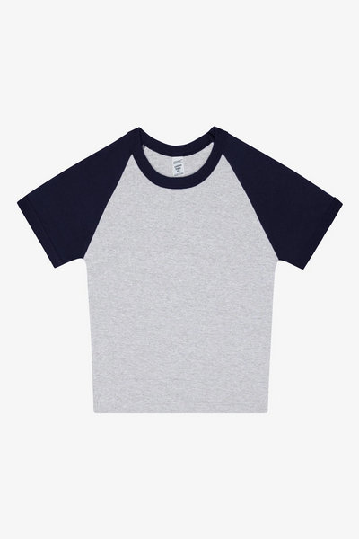 LA Apparel - 43077 Cropped Baby Tee