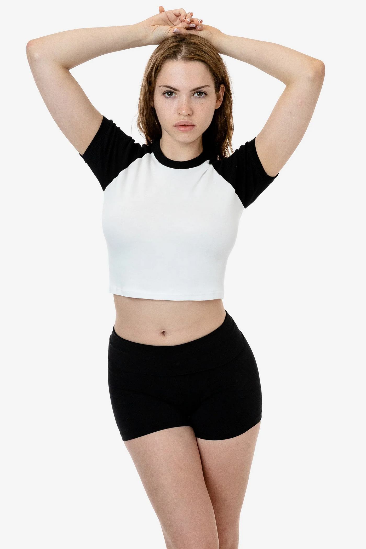 LA Apparel - 43077 Cropped Baby Tee
