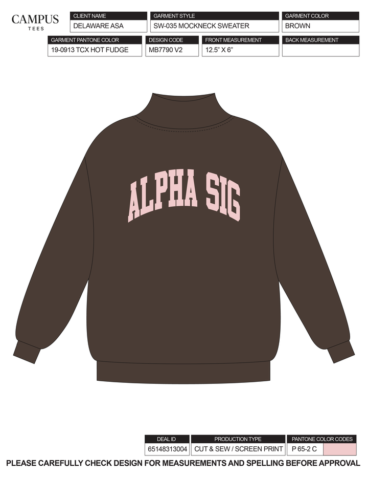 University of Delaware ASA Custom Merch