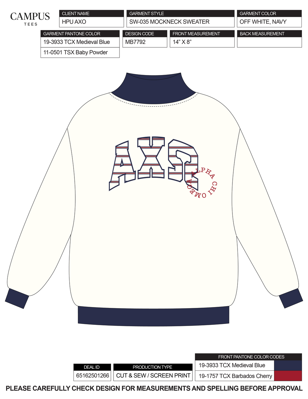 HPU AXO Custom Merch