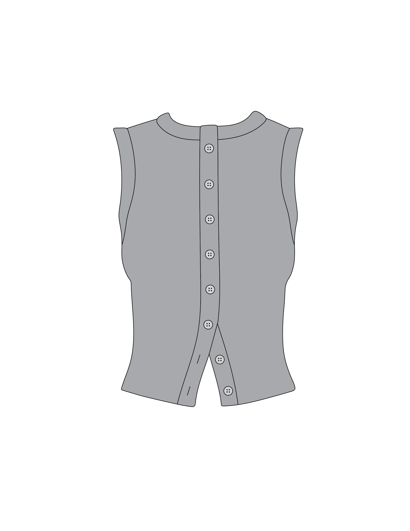 1018. BUTTON TANK