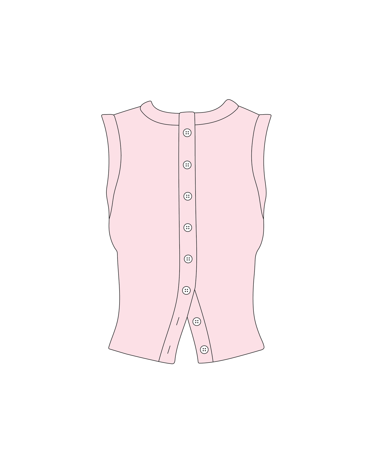 1018. BUTTON TANK