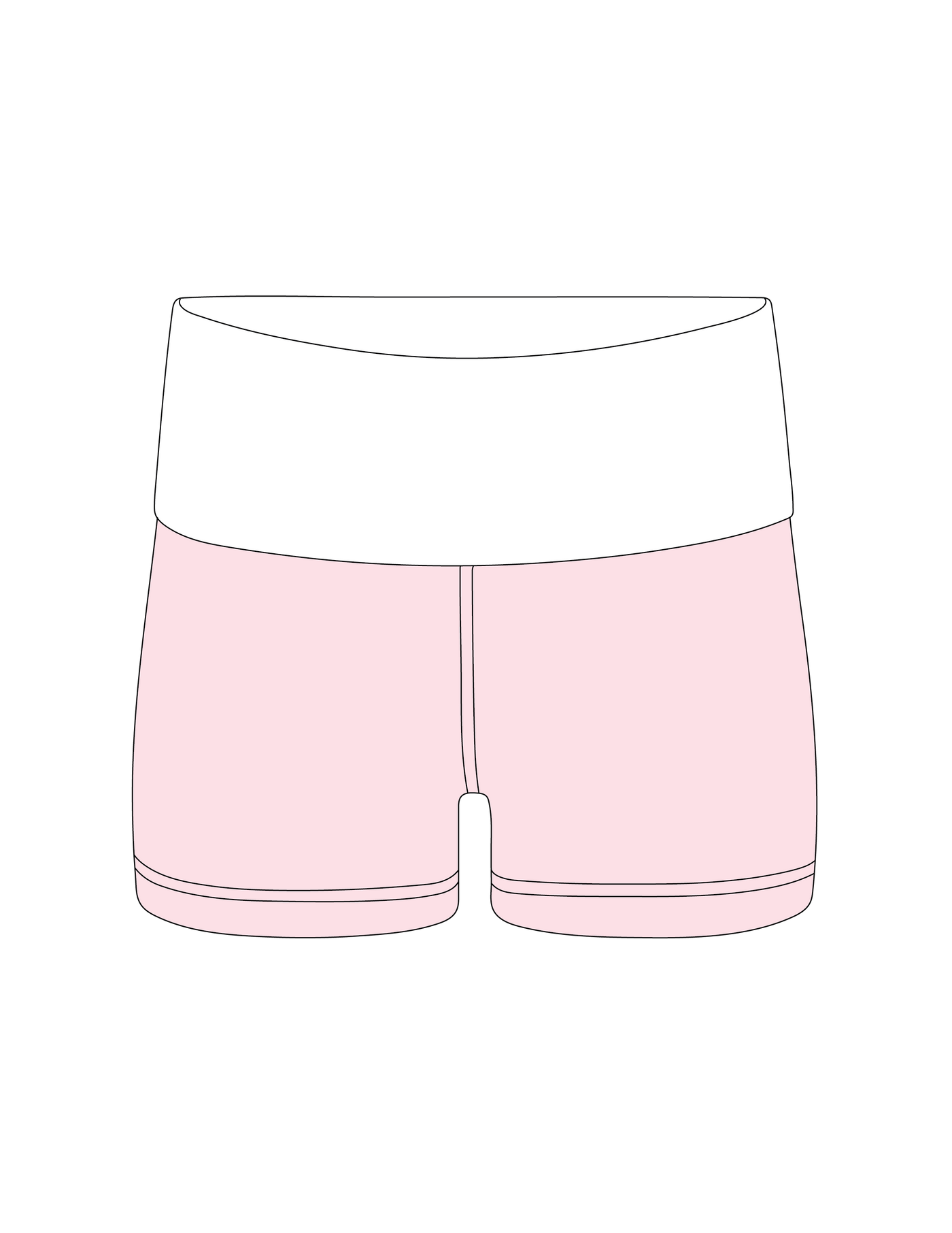 1019. FOLD OVER SHORTS