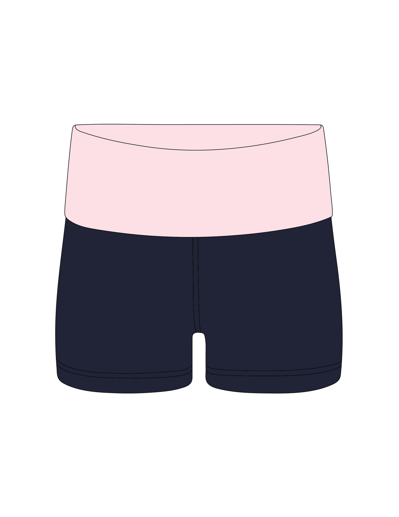1019. FOLD OVER SHORTS