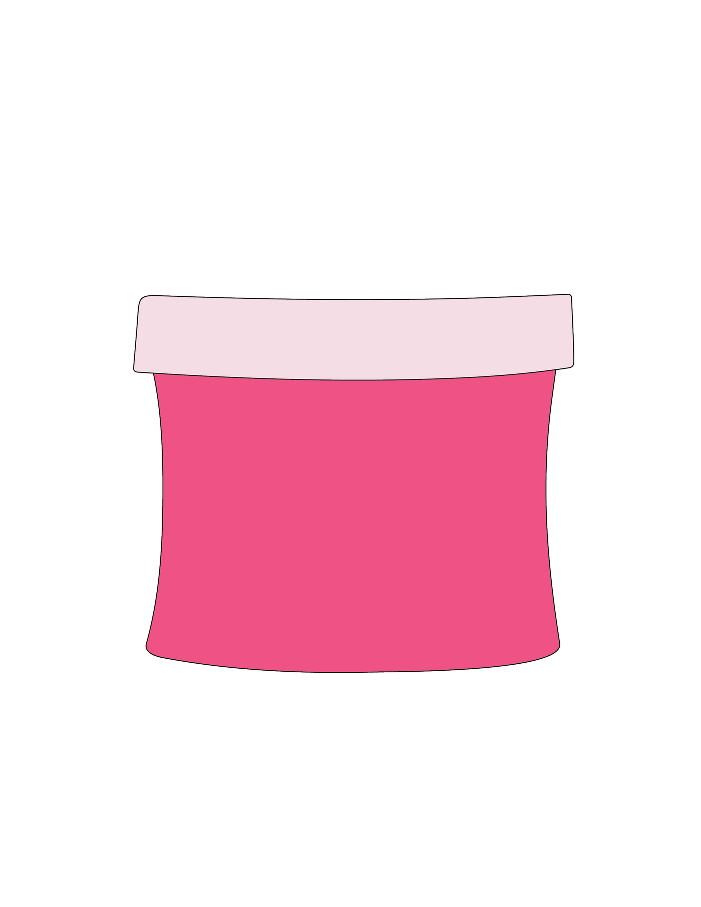 1020. FOLD OVER TUBE TOPS