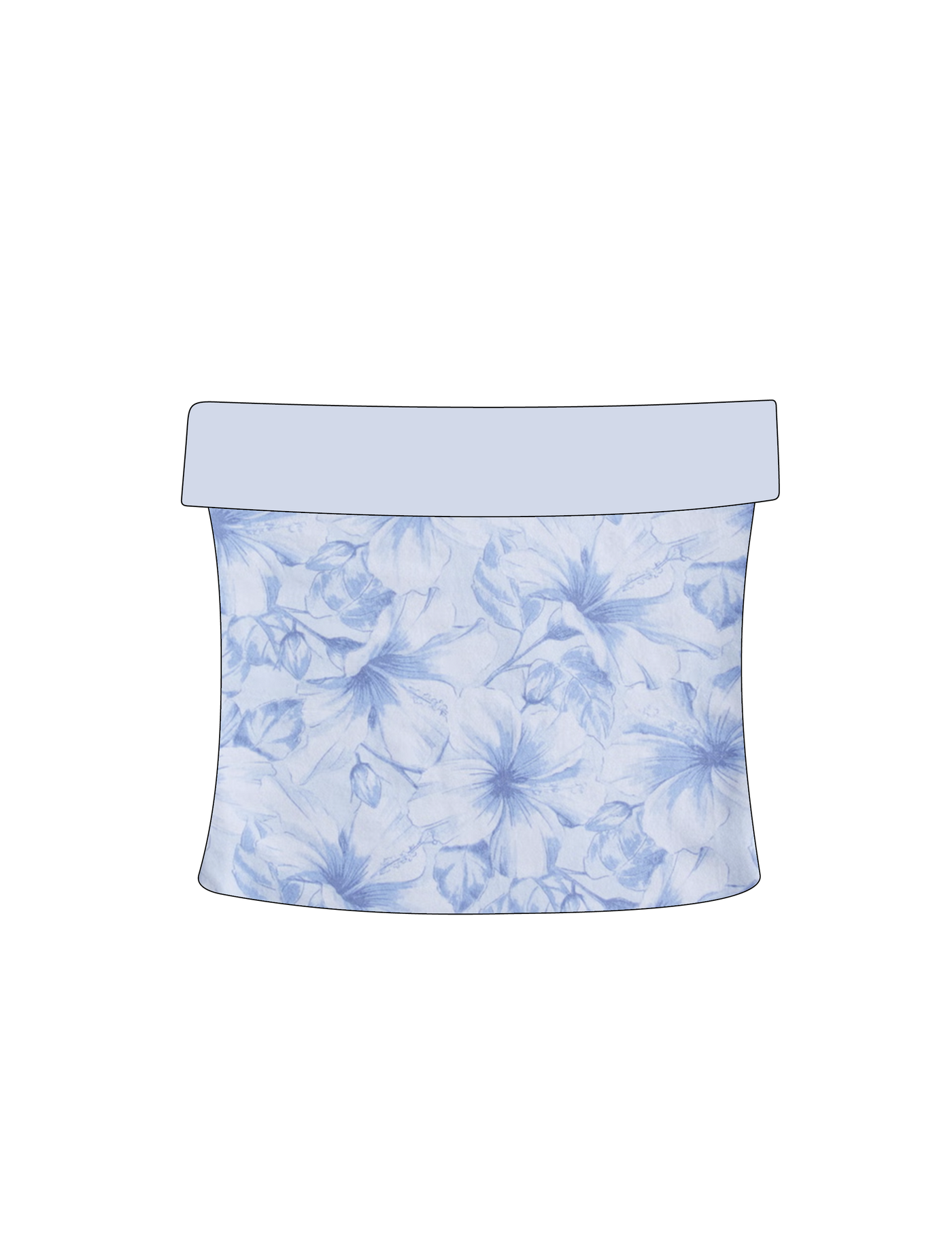 1020. FOLD OVER TUBE TOPS