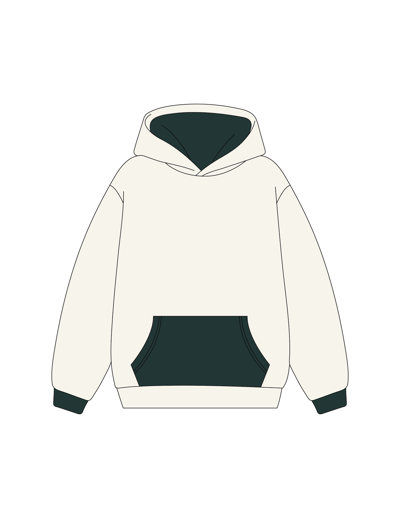1007. LINED LEGACY HOODIE