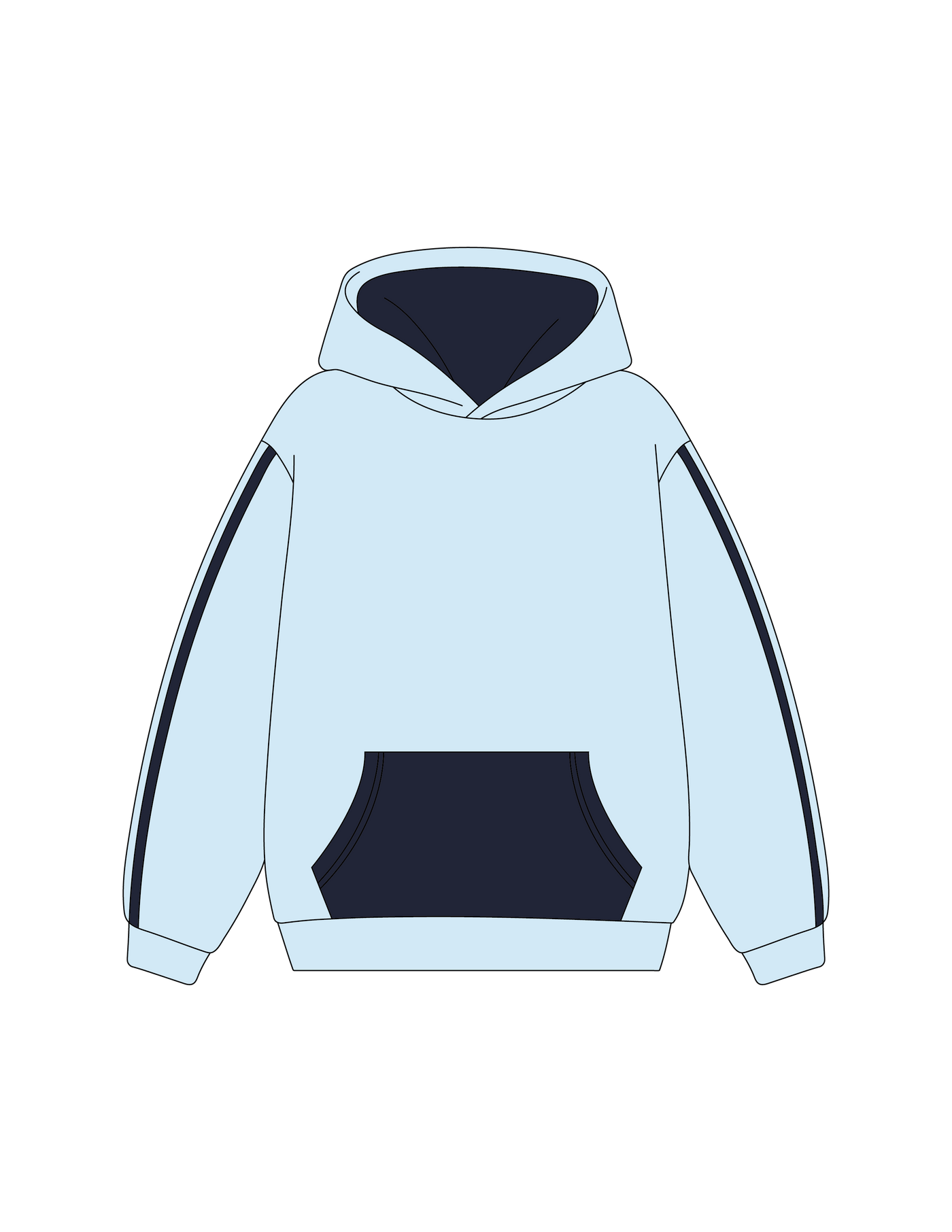 1007. LINED LEGACY HOODIE