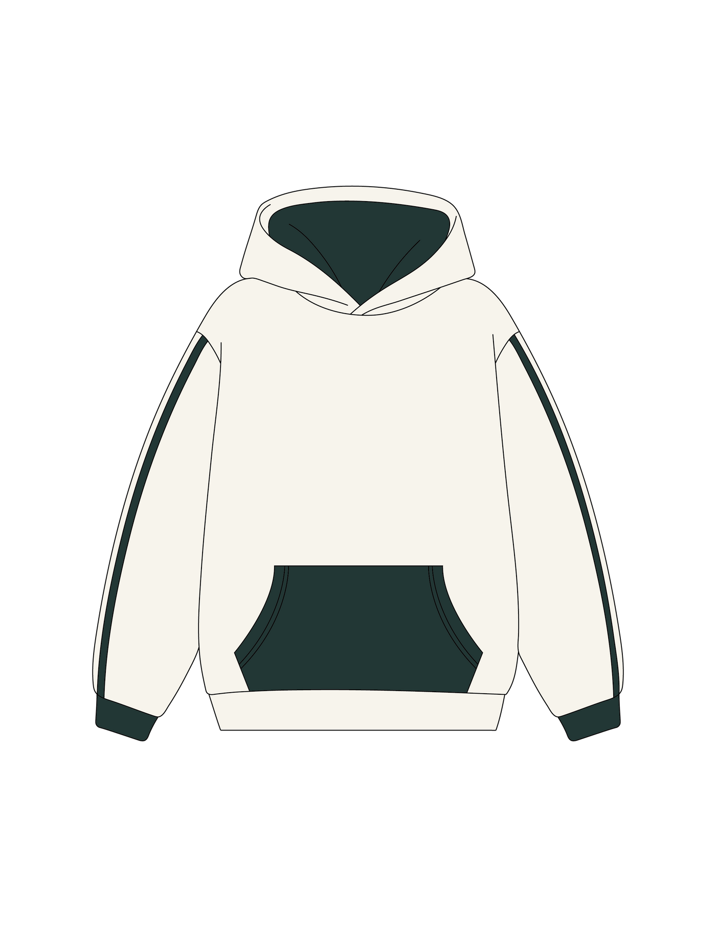 1007. LINED LEGACY HOODIE