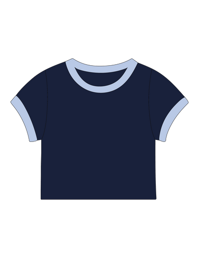 1022. RINGER BABY TEE