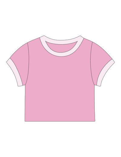 1022. RINGER BABY TEE