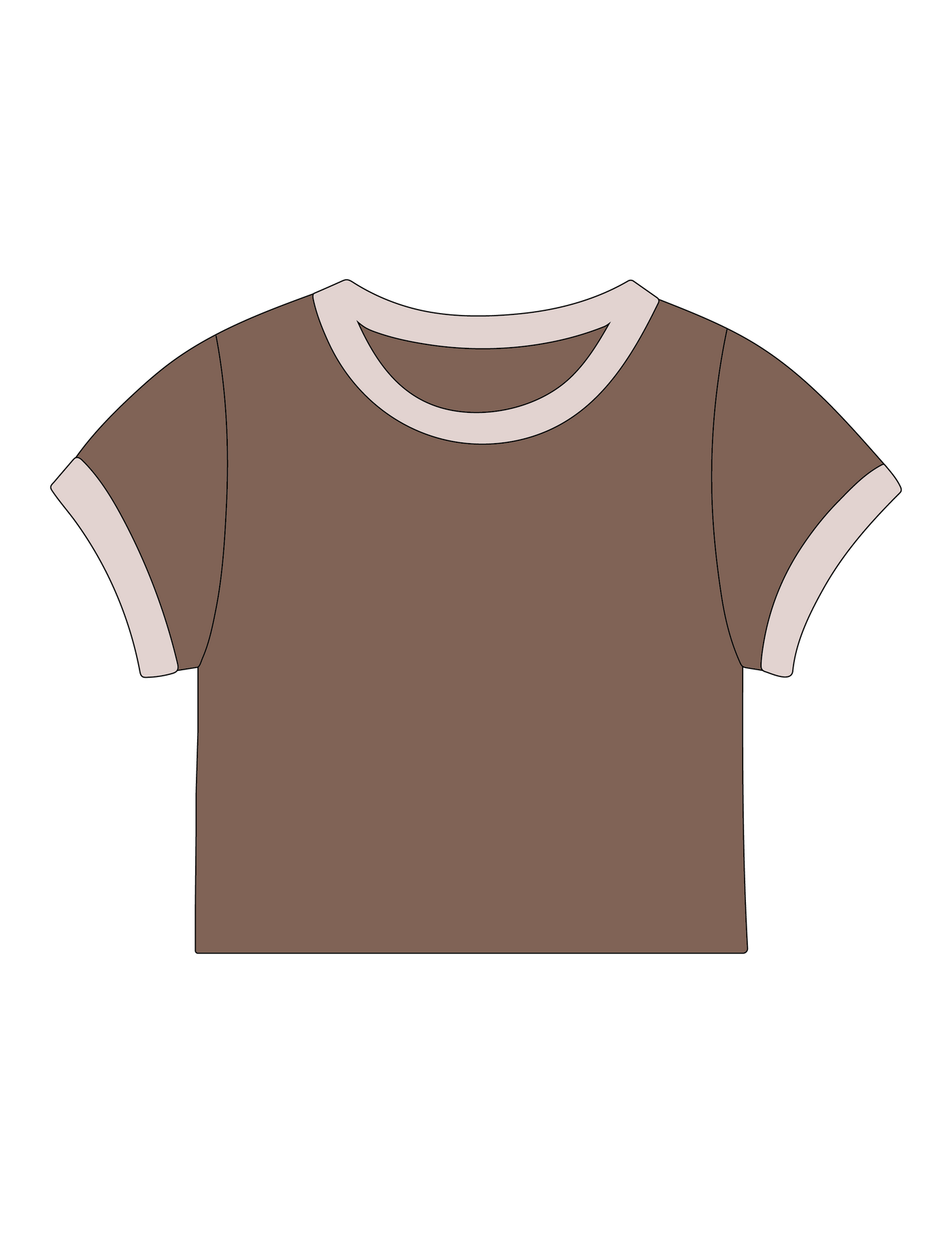 1022. RINGER BABY TEE