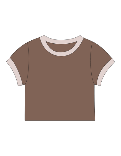 1022. RINGER BABY TEE
