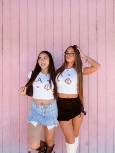 LA Apparel - 43035 Cap Sleeve Baby Rib Crop Top